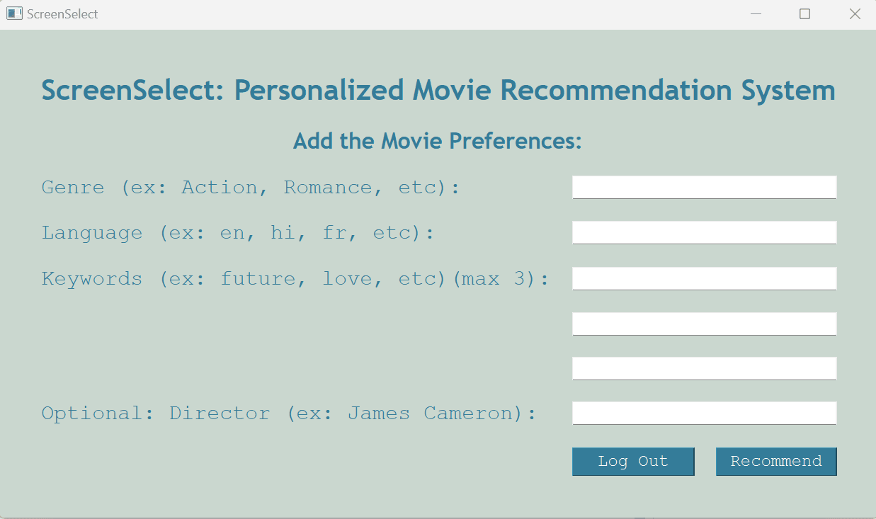 Screen Select